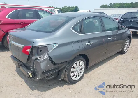 2019 Nissan Sentra S из США, поврежденный, VIN 3N1AB7AP8KY268793